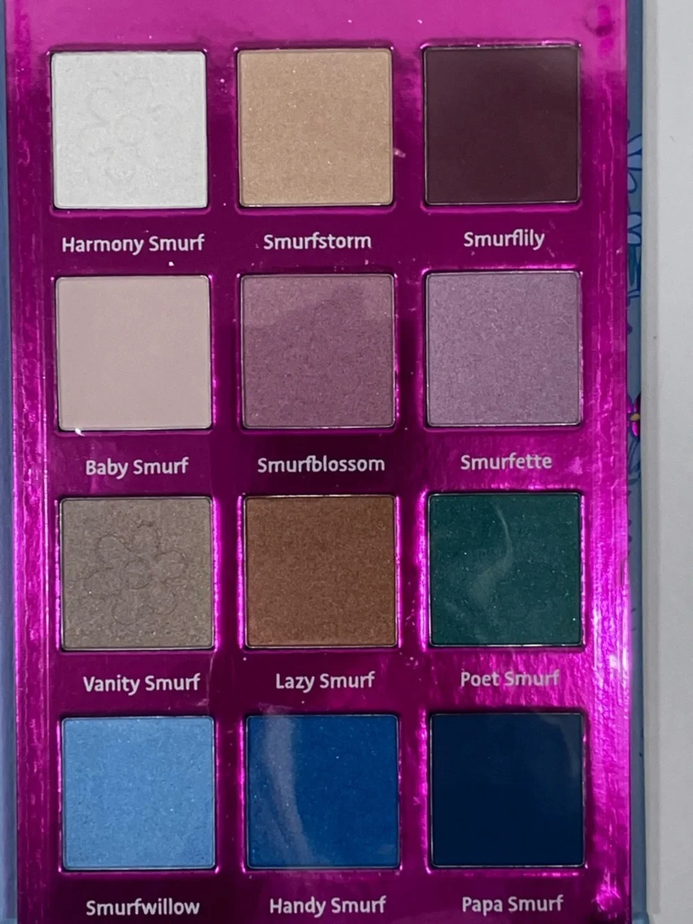 Smurfette Eyeshadow Palette - Blue Floral